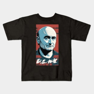 phil collins // vektor art design v1 Kids T-Shirt